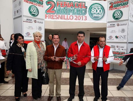 NAUGURA MAR SEGUNDA FERIA DEL EMPLEO EN FRESNILLO