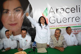 EL PRI TRIUNFARA EN LAS ELECCIONES CON EL VOTO CIUDADANO, PARA CONTINUAR CON LAS TRANSFORMACIONES DE LA NACIÓN: ARACELI GUERRERO