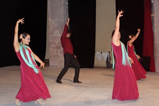 GRUPO DE DANZA FLAMENCA TASSABRA DA MUESTRA DE ARTE Y CULTURA.