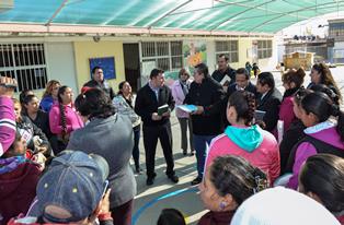 REANUDAN CONSTRUCCIÓN DE AULA EN JARDÍN DE NIÑOS MATEO GALLEGOS