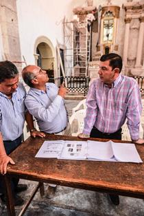 VISITA DÉVORA HERNÁNDEZ PROYECTO DE RESTAURACIÓN DE IGLESIA EN EL MEZQUITE