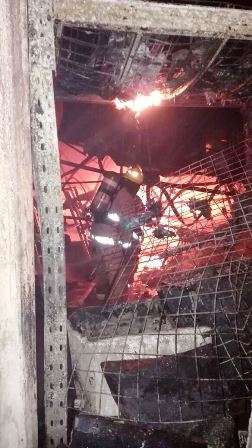 SOLO DAÑOS MATERIALES DEJA INCENDIO EN BODEGA AURRERÁ DE OJOCALIENTE