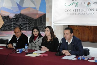 Presentan programa de actividades para conmemorar  el centenario de la Constitución Política de 1917