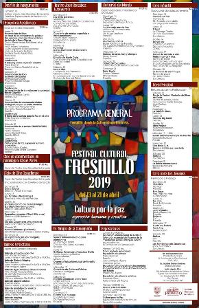 SE PRESENTARÁN MÁS DE 60 ACTIVIDADES DE 7 ESTADOS EN EL “FESTIVAL CULTURAL FRESNILLO 2019”