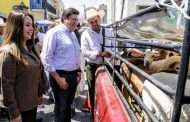 CUMPLE GOBERNADOR TELLO A PRODUCTORES AGRÍCOLAS DE MOYAHUA