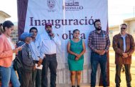 INAUGURAN OBRAS EN LA COLONIA EL ÁGUILA Y LA COMUNIDAD LOS ÁNGELES DE LOS MEDRANO