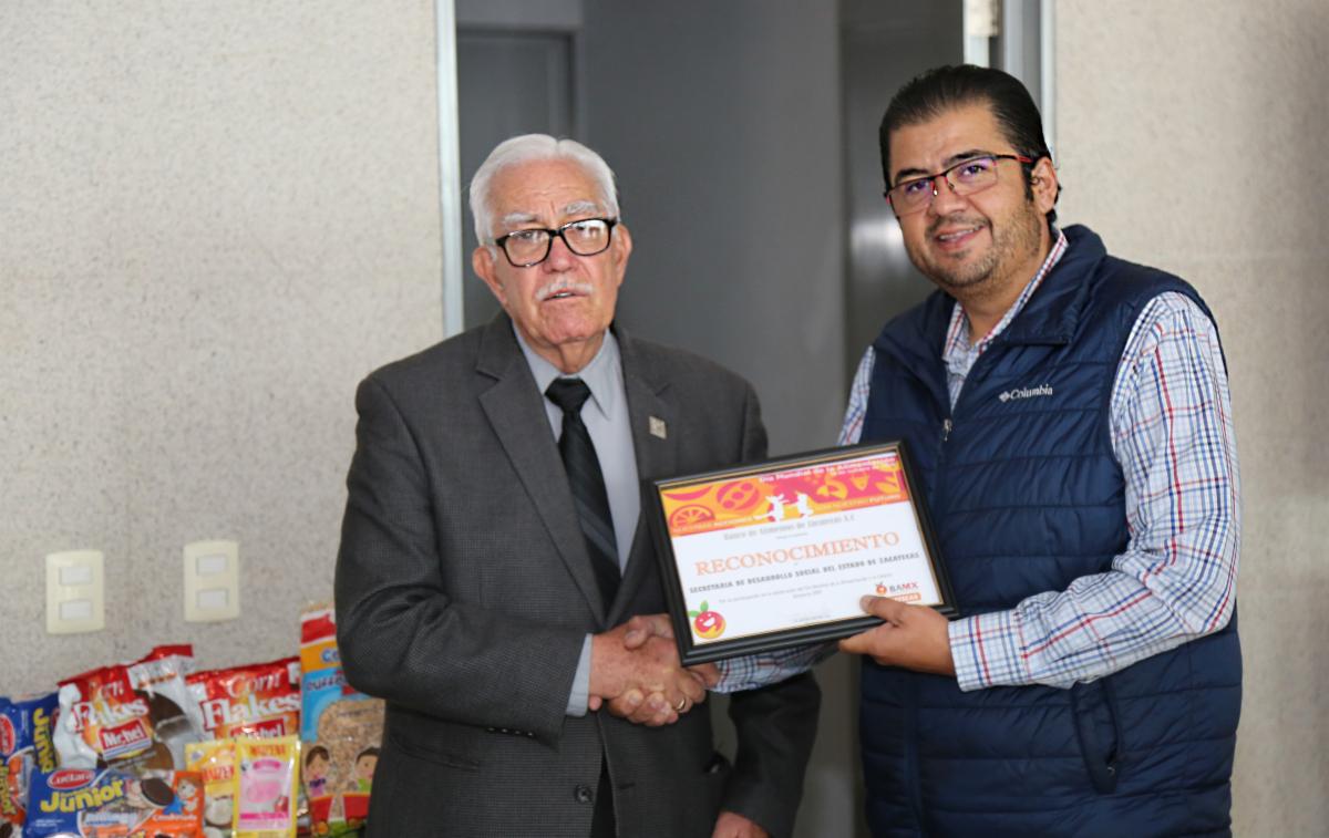 SEDESOL ENTREGA APOYOS AL BANCO DE ALIMENTOS ZACATECAS AC