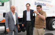 GOBIERNO DEL ESTADO ENTREGA CAMIÓN RECOLECTOR DE BASURA EN BENEFICIO DE PARQUE INDUSTRIAL FRESNILLO