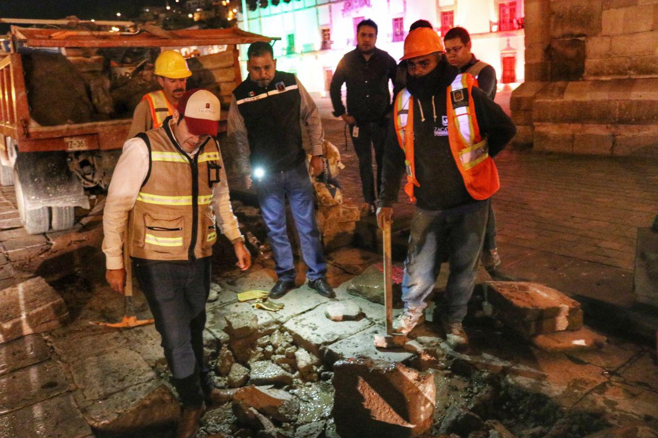 TRABAJAMOS DÍA Y NOCHE POR UN ZACATECAS SIN BACHES: ULISES MEJÍA HARO