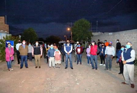 ENTREGA GOBIERNO DE ZACATECAS ELECTRIFICACIÓN DE COLONIA VULNERABLE EN CALERA