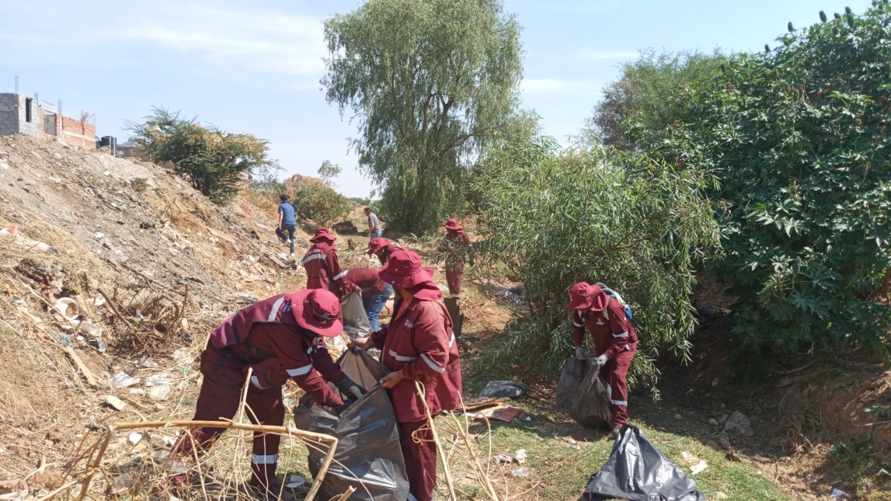 Levantan 11 toneladas de basura