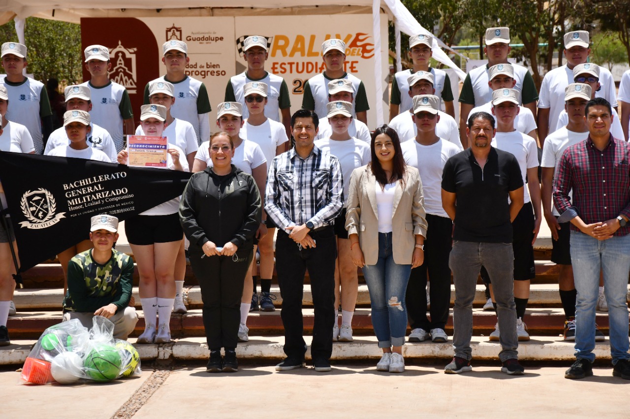 En el municipio de Guadalupe   Concluye de manera exitosa el 'Rally del Estudiante' 2022