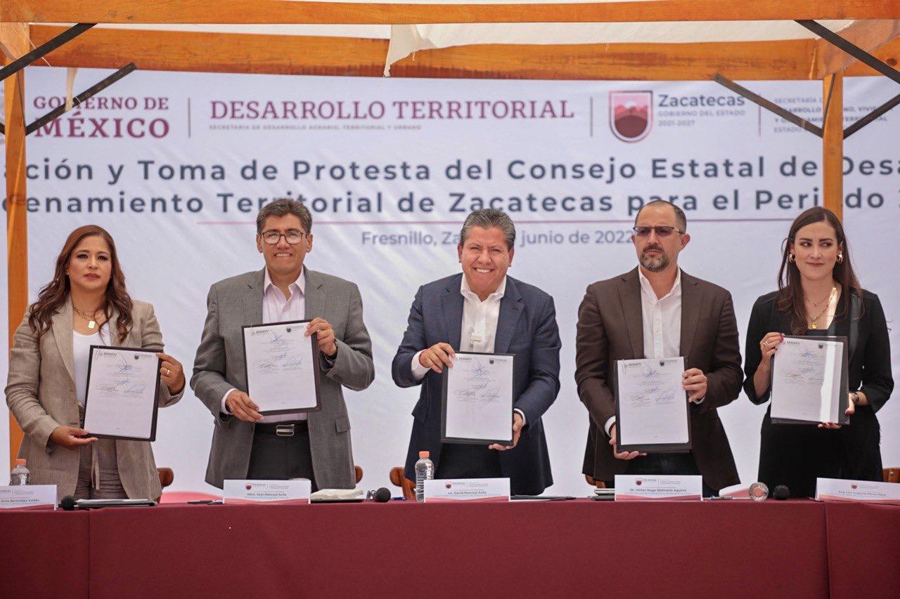 RINDE PROTESTA EN FRESNILLO EL CONSEJO ESTATAL DE DESARROLLO URBANO Y ORDENAMIENTO TERRITORIAL DEL ESTADO DE ZACATECAS