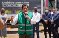 ENTREGA PRESIDENTE JORGE MIRANDA TRES NUEVOS CAMIONES DE RECOLECCIÓN DE BASURA PARA MEJORA DEL SERVICIO