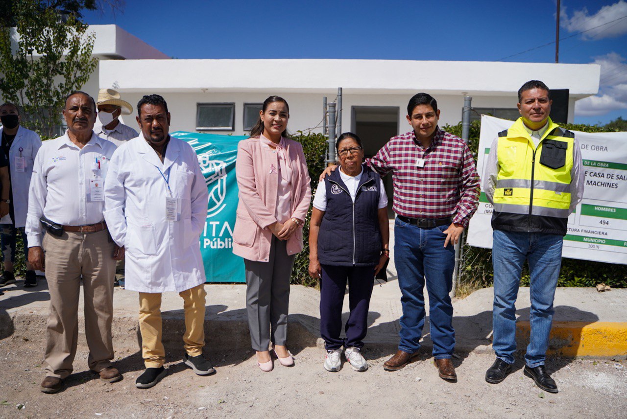 ENTREGAN AUTORIDADES MUNICIPALES CASA DE SALUD DE LA COMUNIDAD DE MACHINES