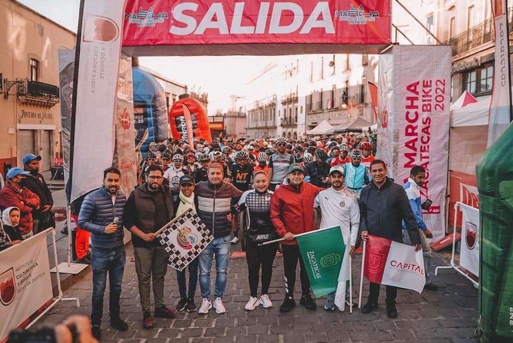 REALIZAN CON ÉXITO LA TERCERA EDICIÓN DE “LA MARCHA ZACATECAS BIKE 2022” EN LA CAPITAL