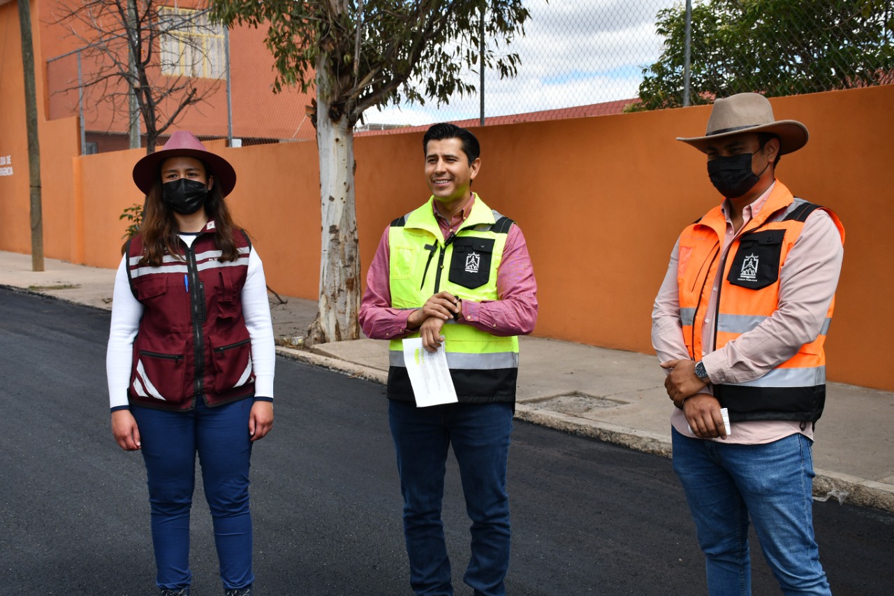 Con rehabilitación de calles y vialidades   Busca Julio César Chávez dignificar la infraestructura vial del municipio de Guadalupe