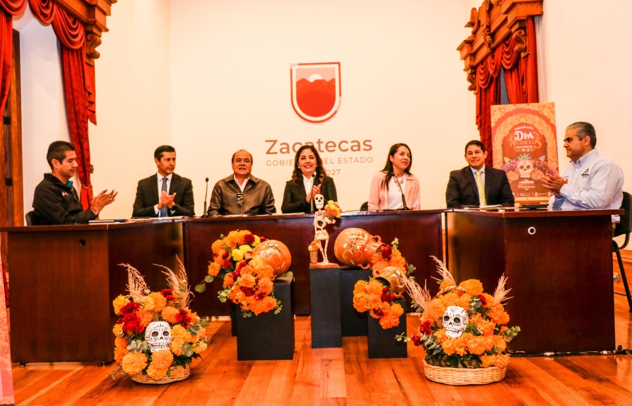 Presenta Gobierno del Estado programa del festival A Zacatecas lo Vives en sus Tradiciones, conmemorativo del Día de Muertos