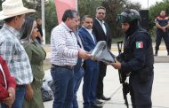 Equipa Gobernador David Monreal a las policías municipales de la región oeste y noreste de Zacatecas