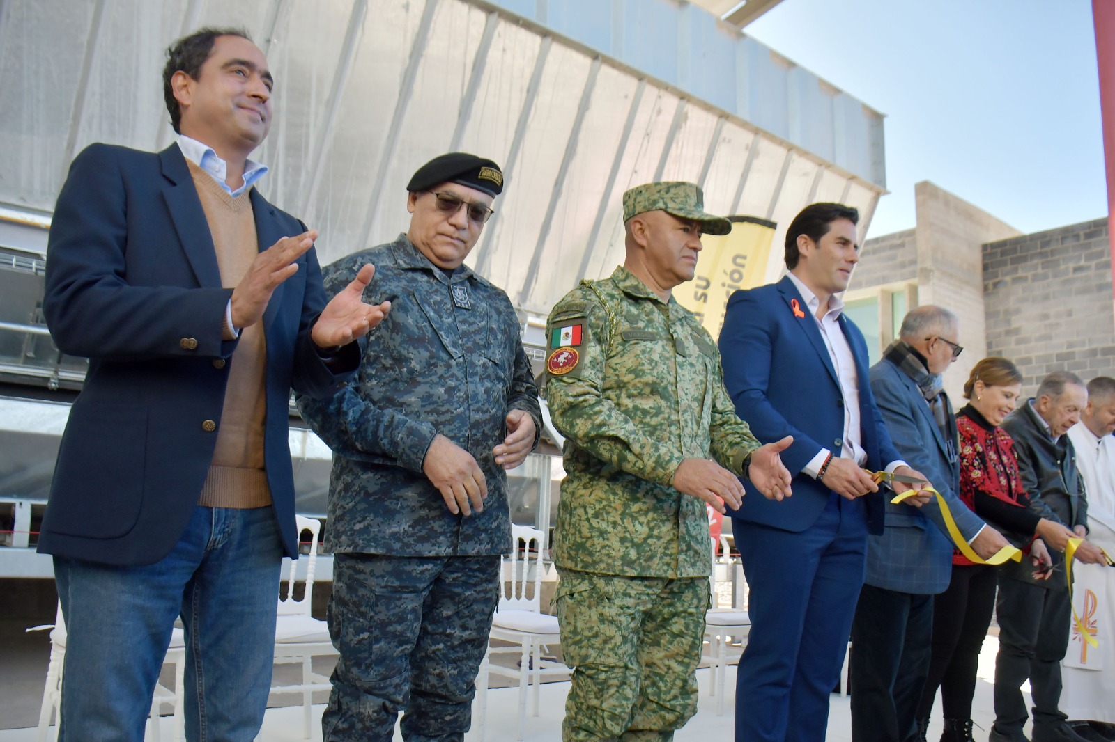 Inaugura Pepe Saldívar planta de producción de block en la Ciudad de Guadalupe