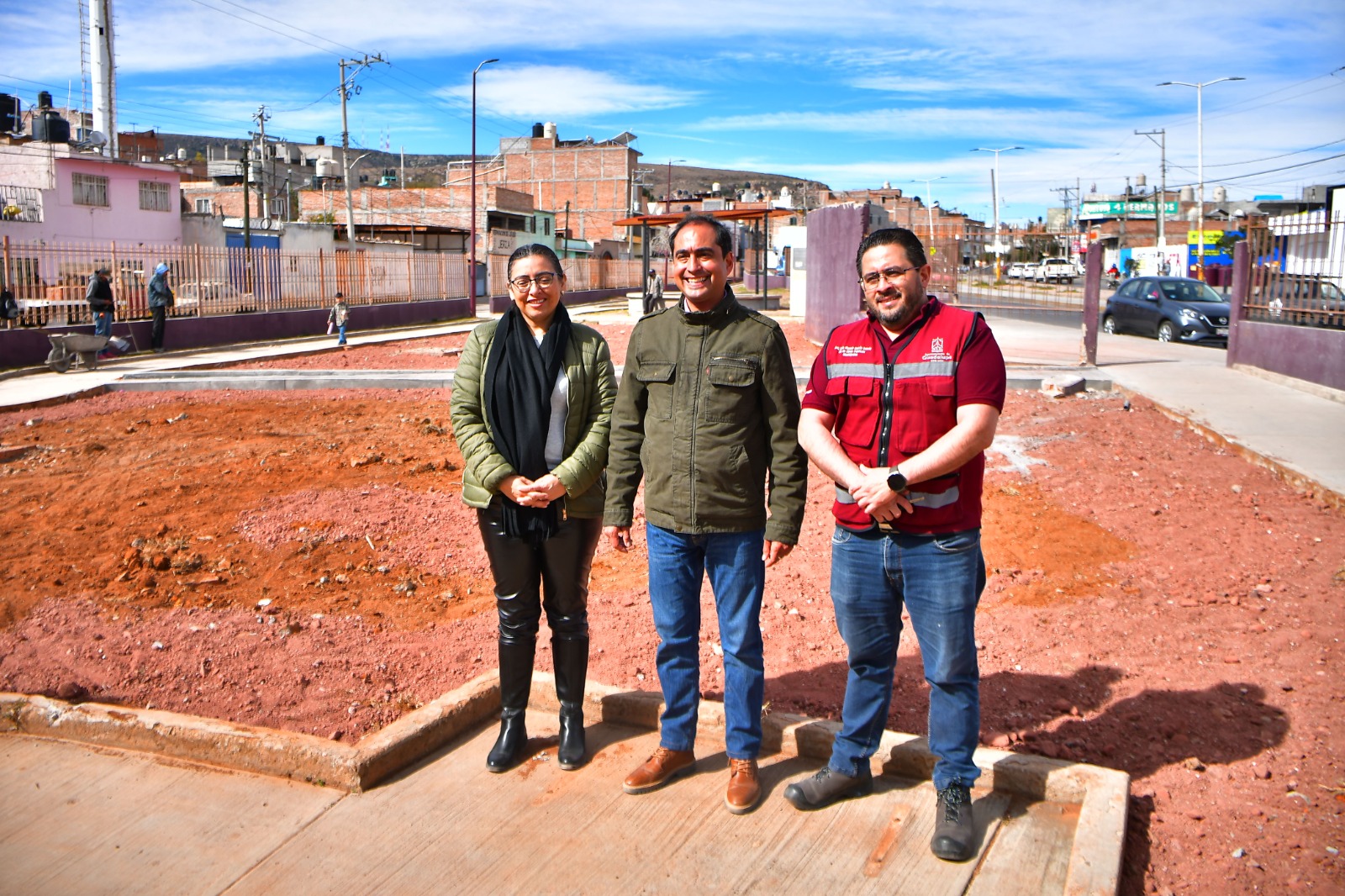 Supervisa Pepe Saldívar rehabilitación del  Parque Santa Rita