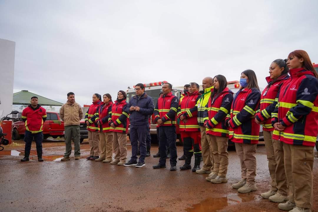 FORTALECE JORGE MIRANDA A LA UNIDAD DE PROTECCIÓN CIVIL Y BOMBEROS CON NUEVAS UNIDADES