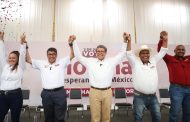 RICARDO MONREAL REGRESA  A ZACATECAS CON  RESPALDO  A SAÚL MONREAL  Y CANDIDATOS DE MORENA