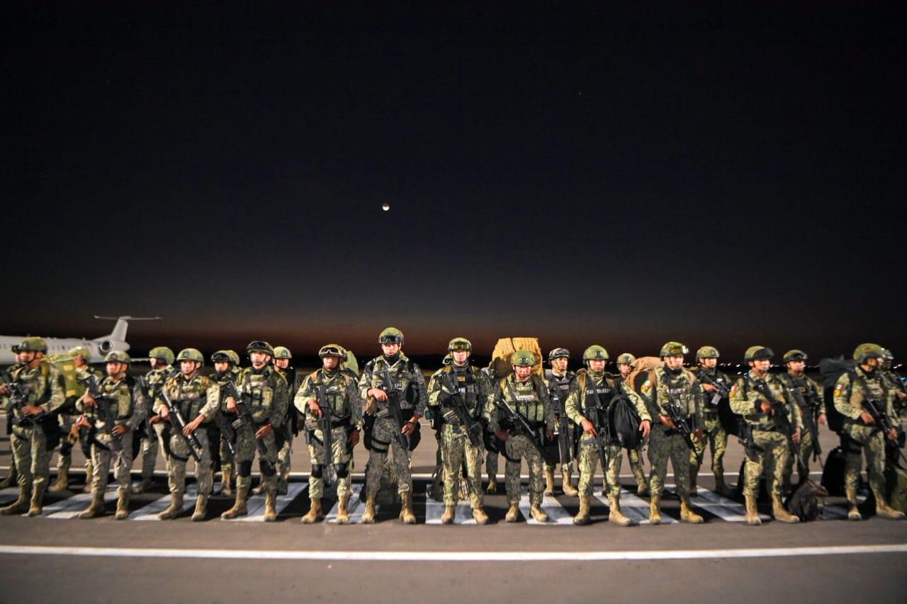 Llegan a Zacatecas 1 mil nuevos integrantes de las Fuerzas Especiales del Ejército Mexicano para reforzar la estrategia de paz