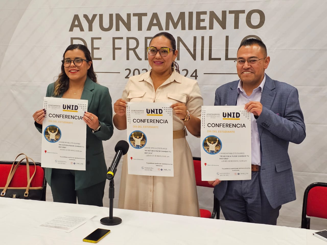 AYUNTAMIENTO CELEBRARÁ A ESTUDIANTES CON CONFERENCIA “MI HISTORIA PUEDE CAMBIAR TÚ HISTORIA”