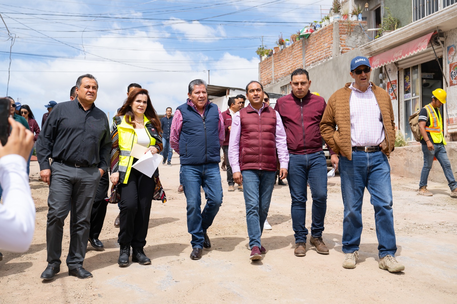 Supervisa Gobernador David Monreal Ávila rehabilitación del sistema de agua potable en La Victoria, Guadalupe