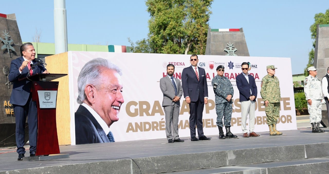 Nuestro Presidente ha regresado esperanza a México: Gobernador David Monreal Ávila