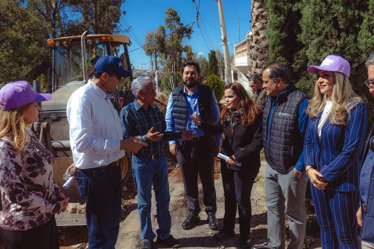 Supervisa Gobierno de Zacatecas avance de obra hidráulica en colonia Tecnológica