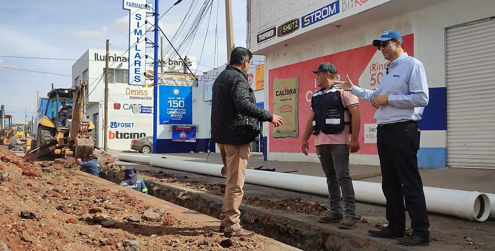 Rehabilita JIAPAZ tubería que lleva agua a 45 mil personas en Guadalupe