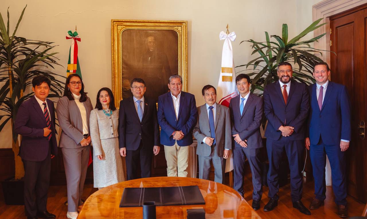 Fortalece Gobernador David Monreal lazos de cooperación  con Embajador de Vietnam