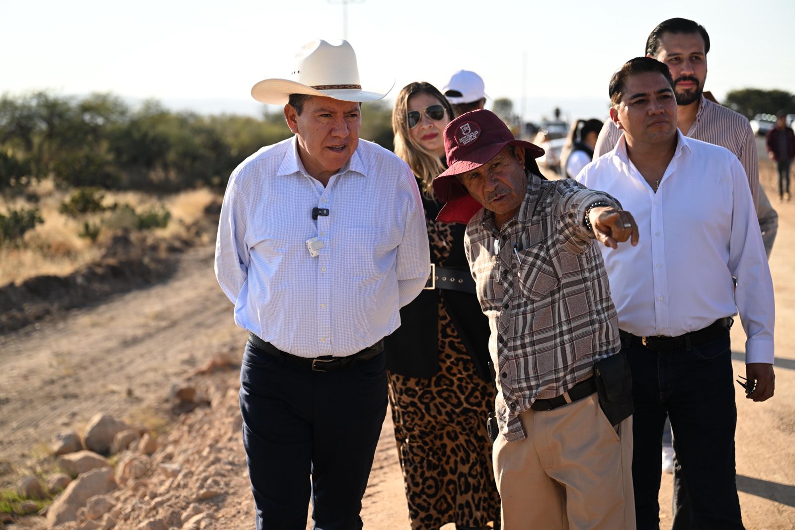 Supervisa Gobernador David Monreal modernización de infraestructura vial en Luis Moya